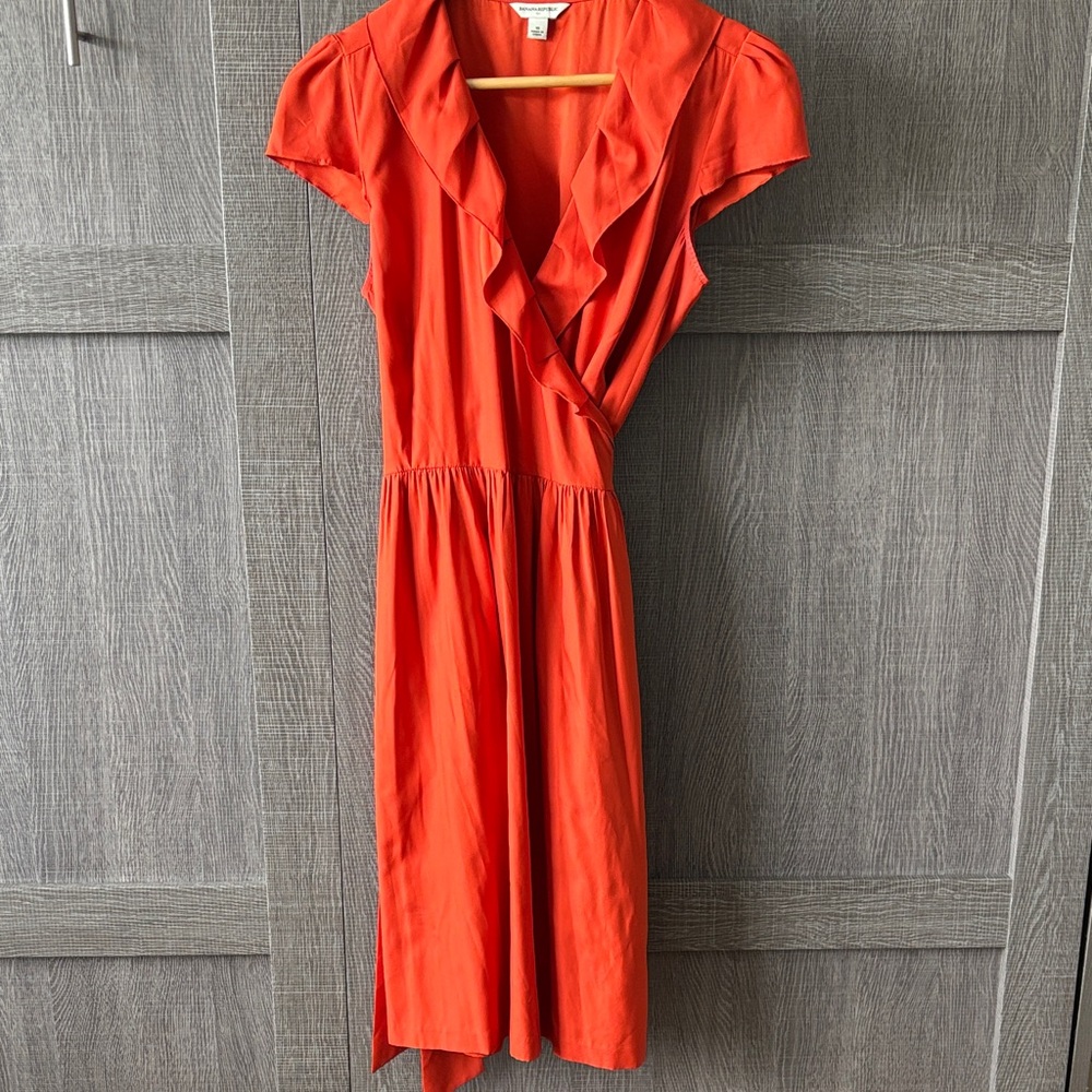 Banana Republic Wrap Orange Dress